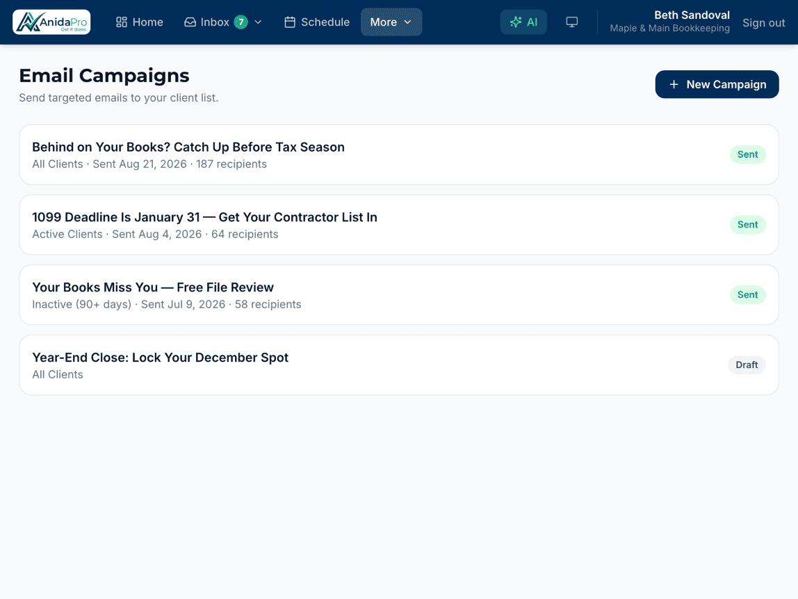 Turn one-time jobs into repeat revenue