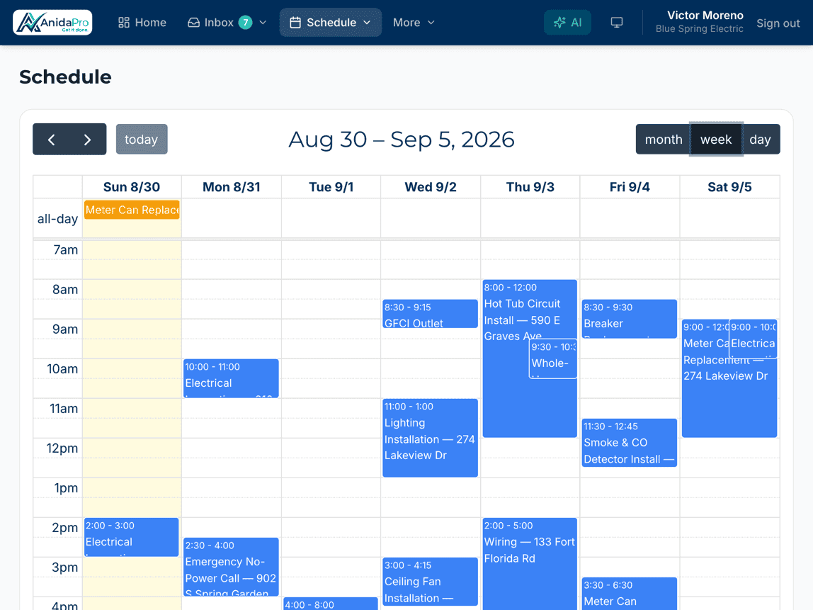 Scheduling that keeps you on track