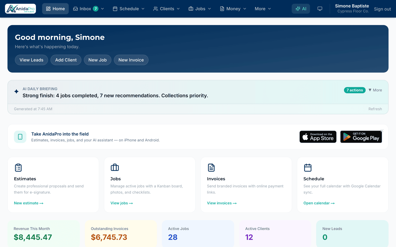 Flooring software built to run your whole business