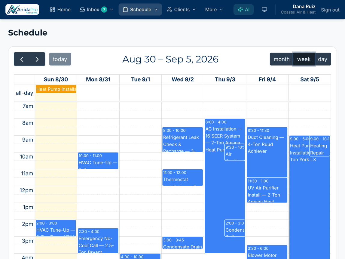 Scheduling that keeps you on track