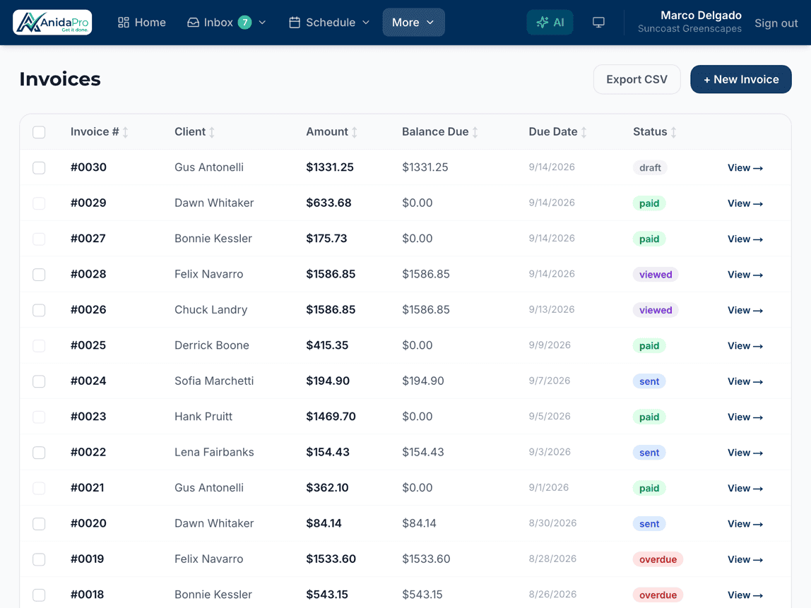 Invoice and get paid on time