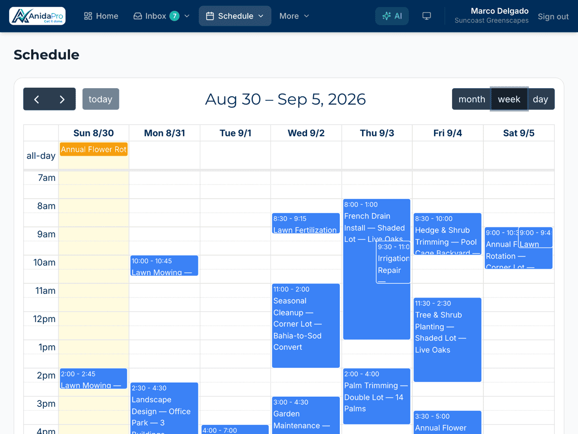 Scheduling that keeps you on track