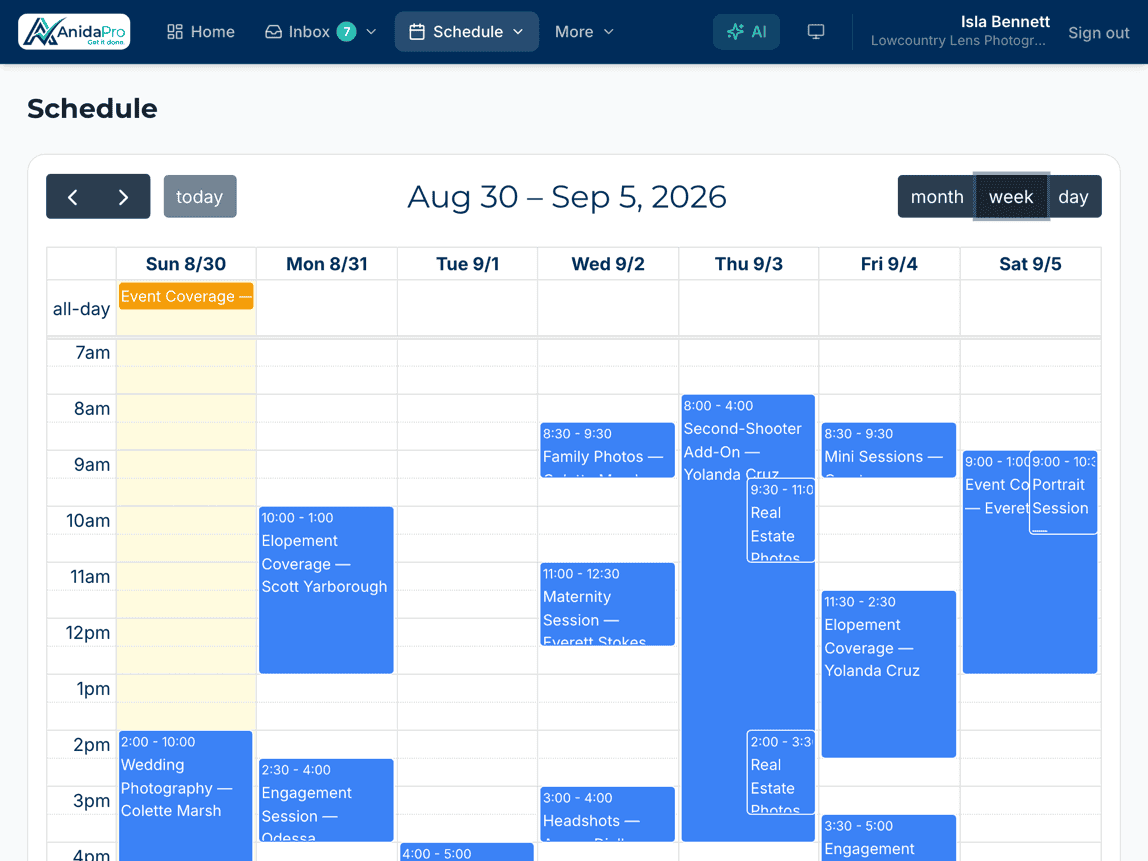 Scheduling that keeps you on track