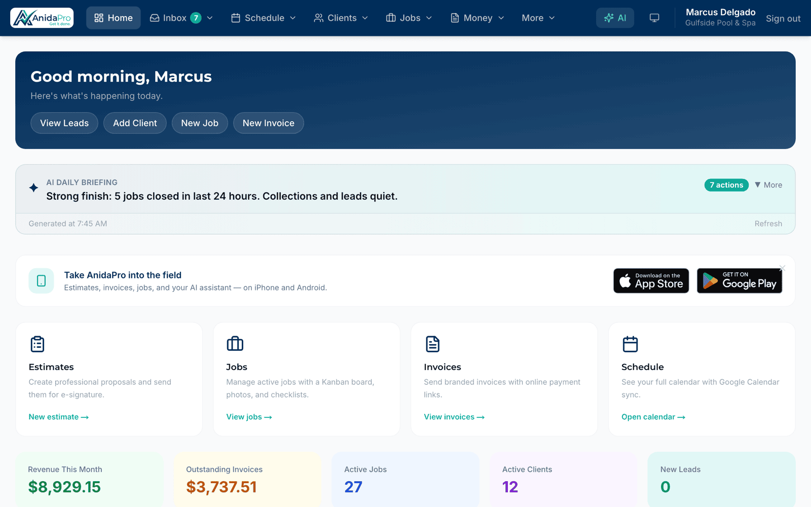 Pool & Spa software built to run your whole business