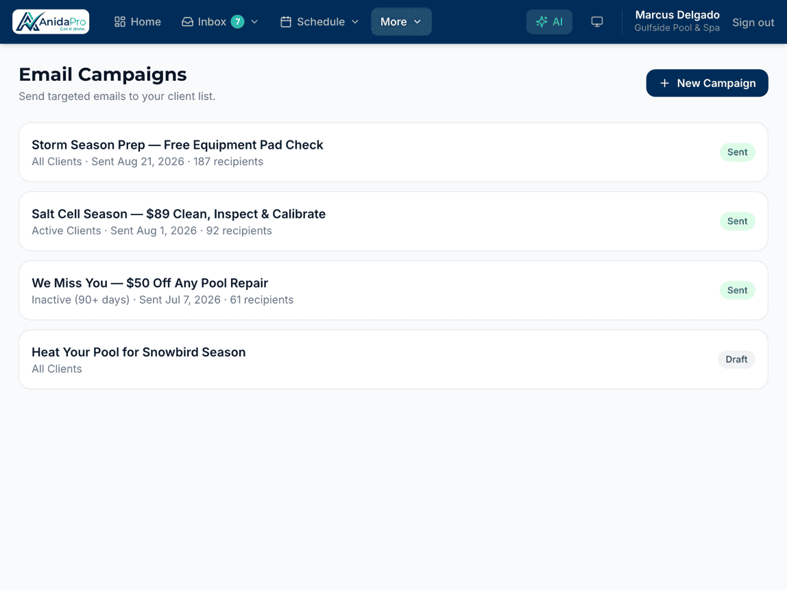 Turn one-time jobs into repeat revenue