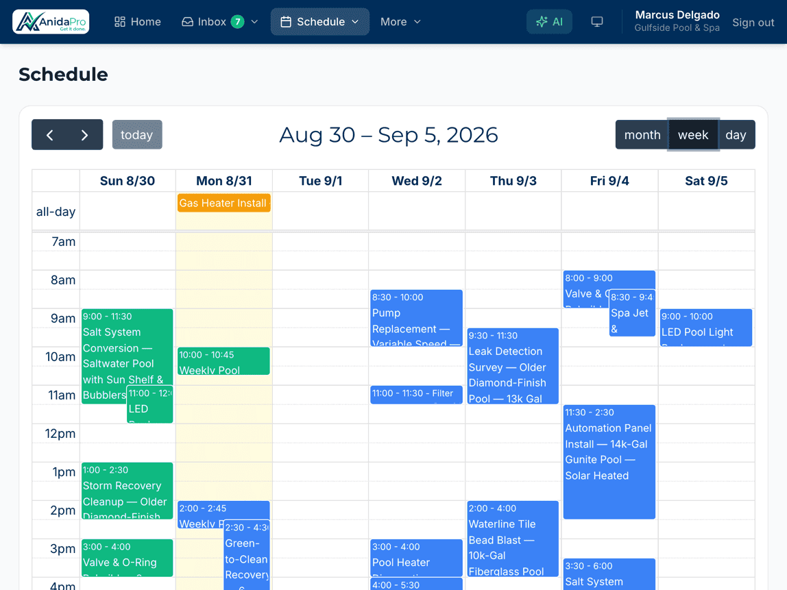 Scheduling that keeps you on track