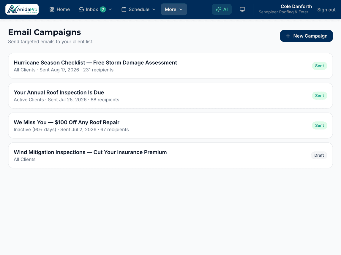 Turn one-time jobs into repeat revenue