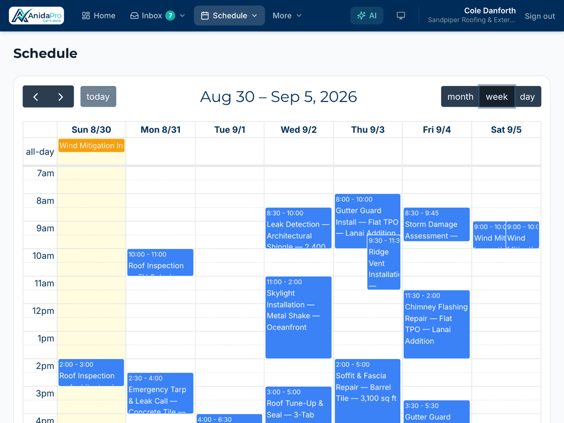 Scheduling that keeps you on track