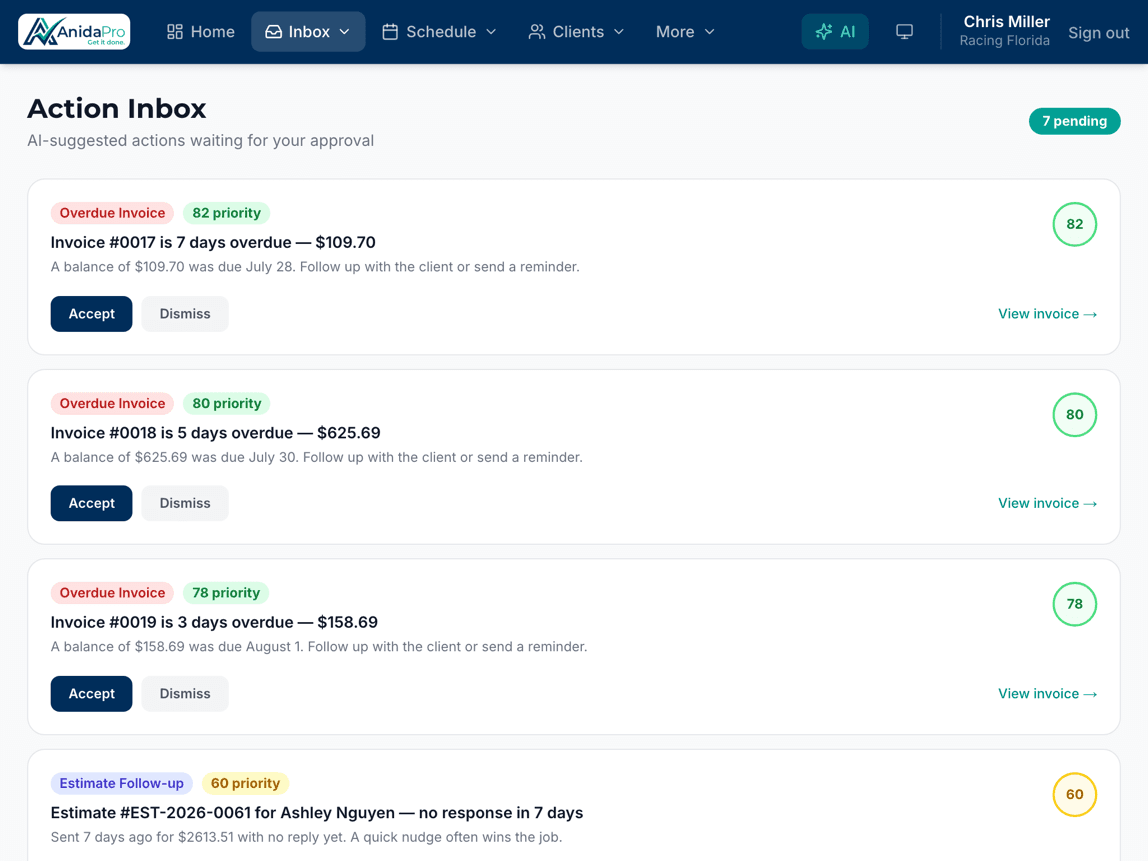Turn one-time jobs into repeat revenue