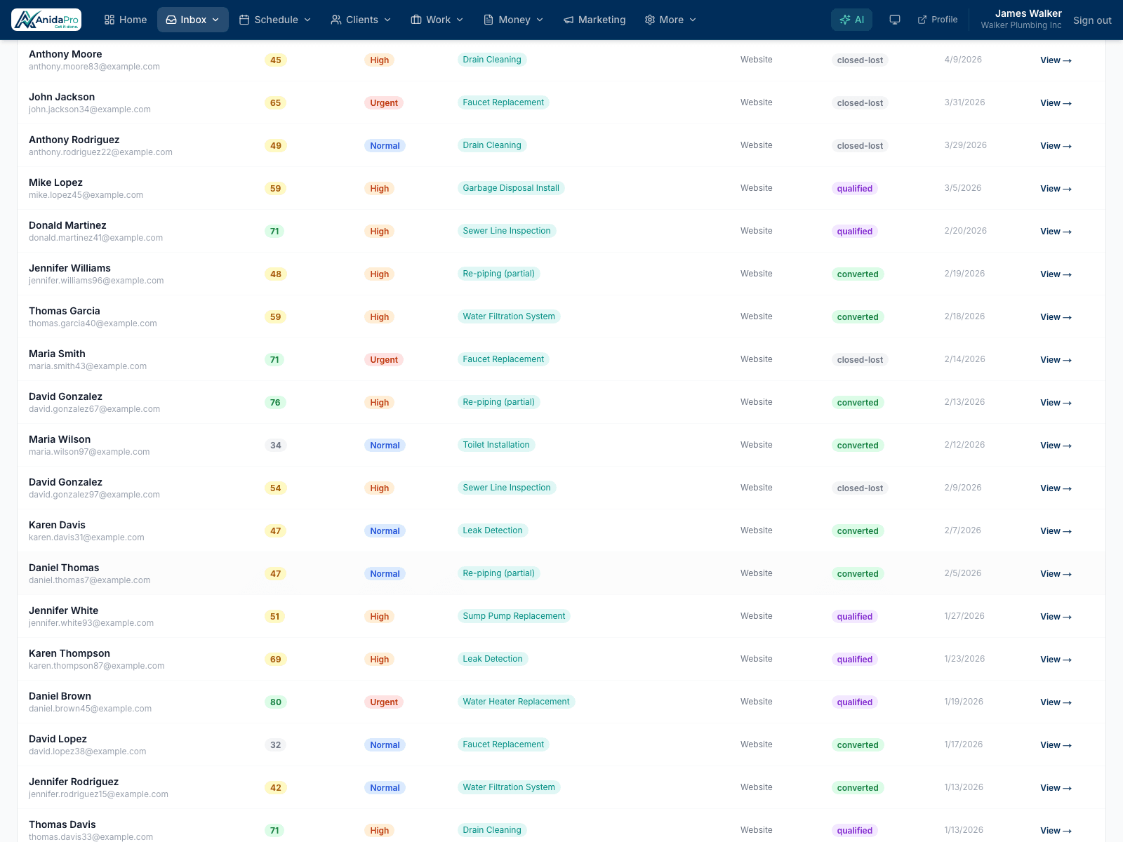 Turn leads into estimates in one click