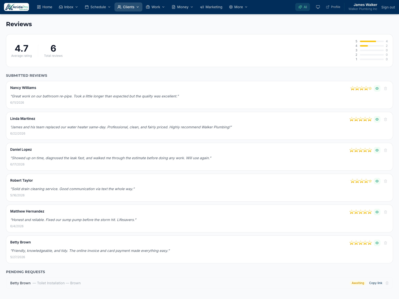 Automated requests that feel personal