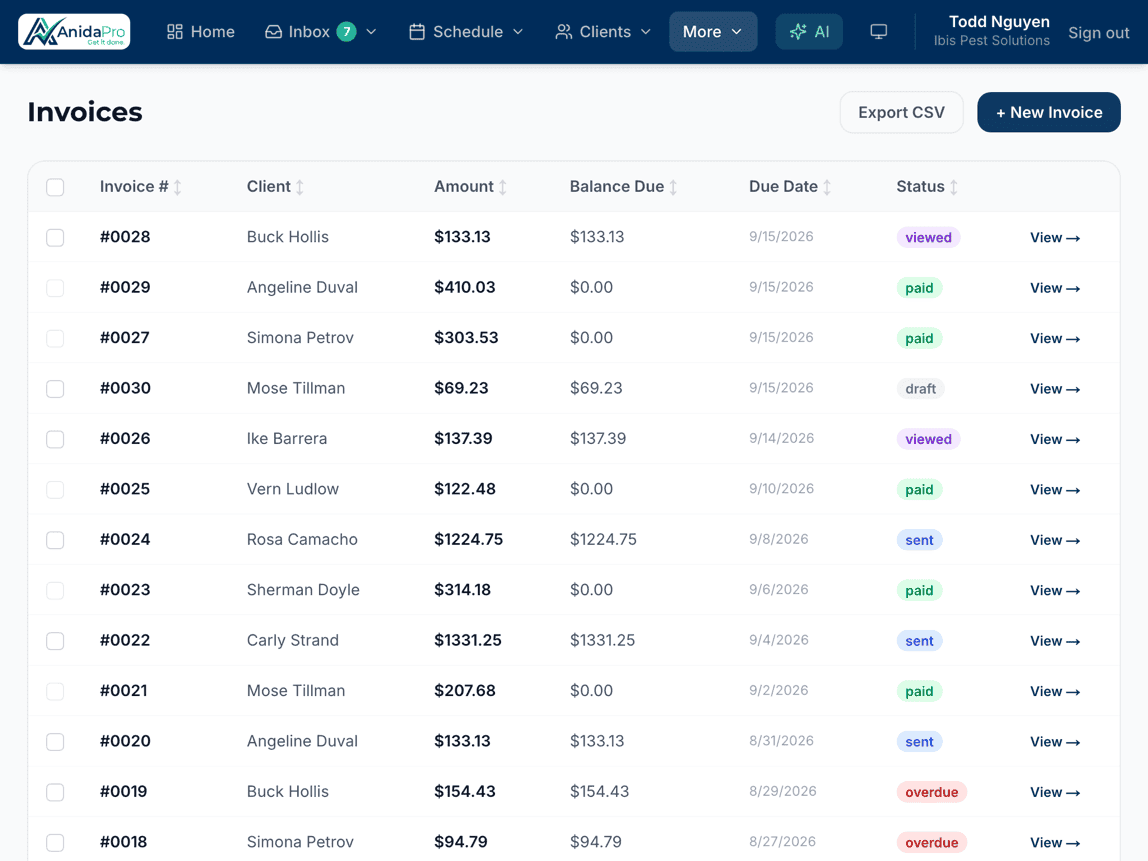 Invoice and get paid on time
