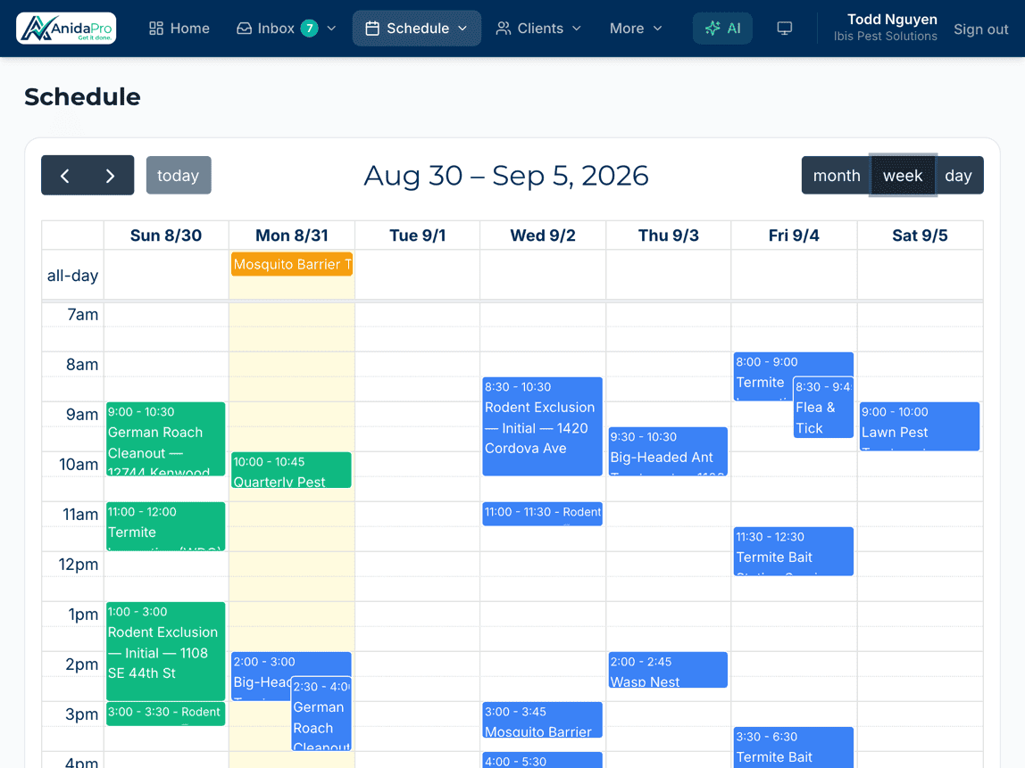 Scheduling that keeps you on track