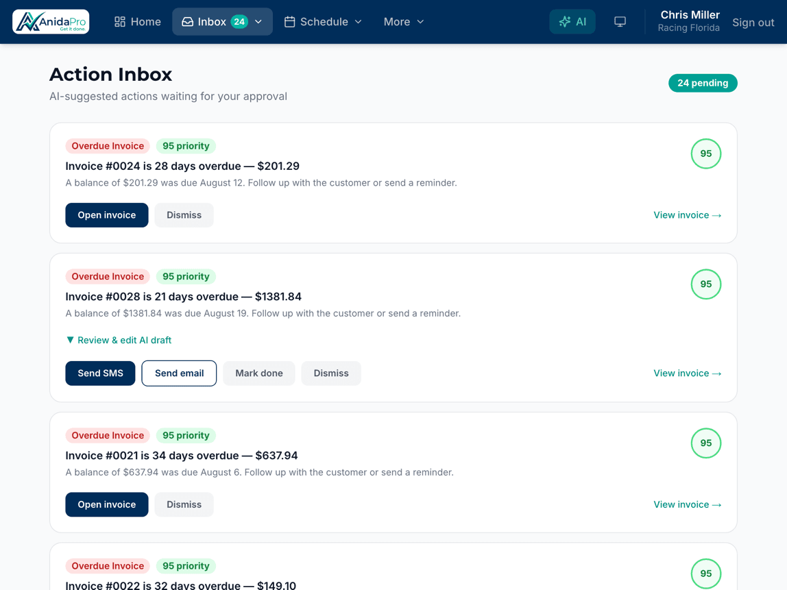 Turn one-time jobs into repeat revenue